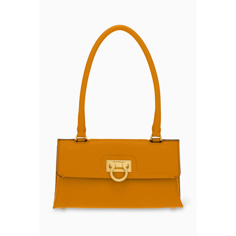 Ferragamo - Trifolio Swing Shoulder Bag in Calf Leather