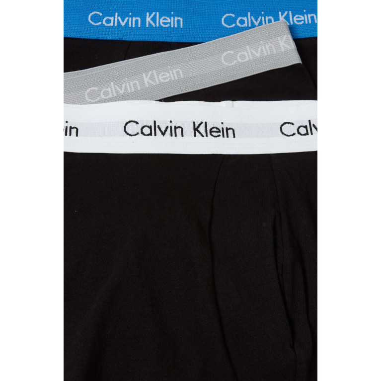 Calvin Klein - Trunks in Cotton, Set of 3 Black