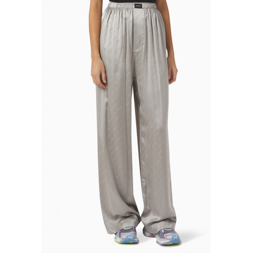 Balenciaga - Pyjama Pants in Logo Jacquard