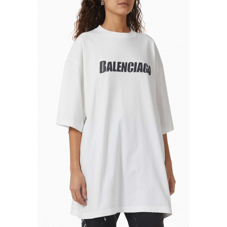 Balenciaga - Caps Flatground Large Fit T-shirt in Vintage Jersey