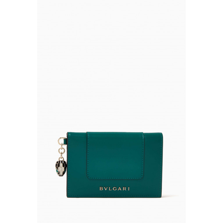 BVLGARI - Serpenti Forever Folded Card Holder in Leather