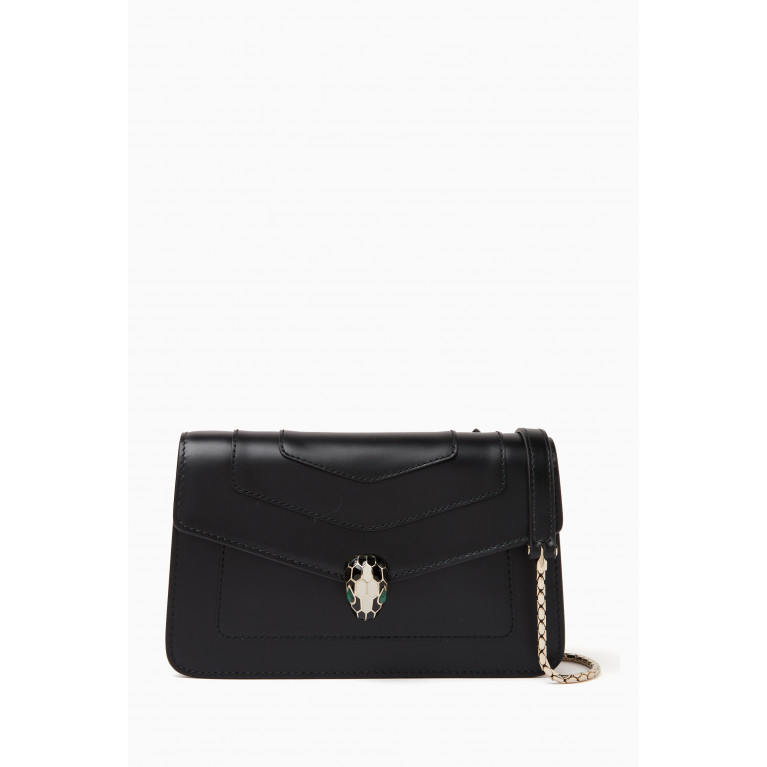Bvlgari - Serpenti Forever Flap-over Bag in Calfskin leather