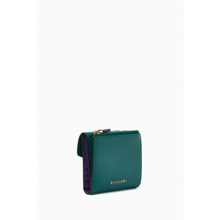 BVLGARI - Serpenti Forever Tri-fold Wallet in Leather