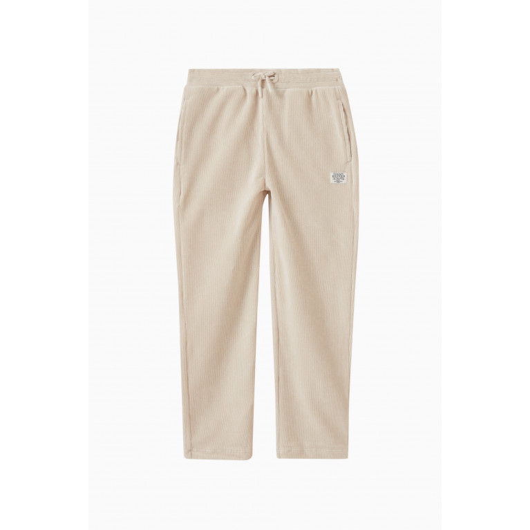 Tommy Hilfiger - Ribbed Velour Sweatpants in Cotton & Polyester