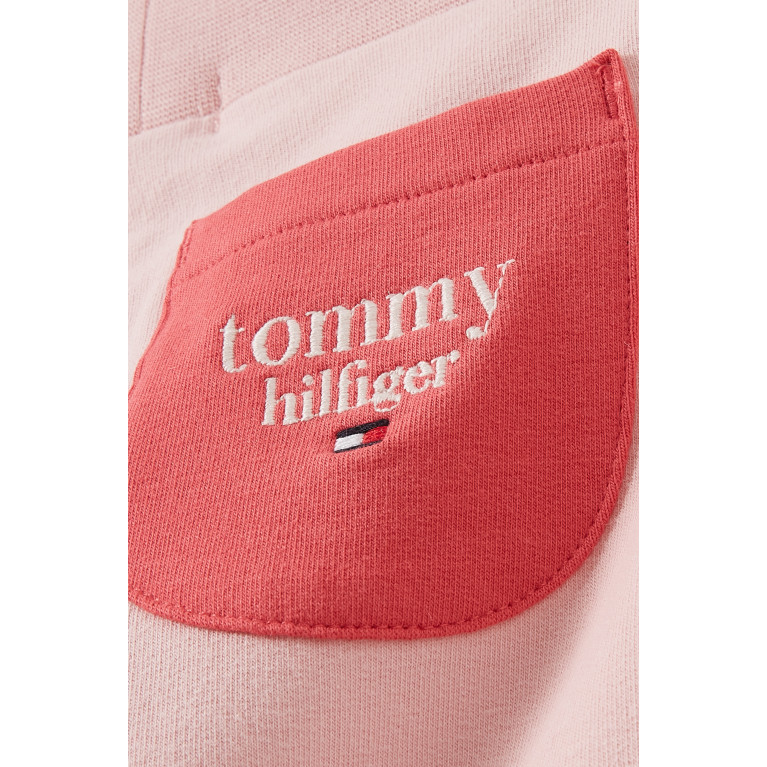 Tommy Hilfiger - Logo Colour Block Sweatpants in Organic Cotton