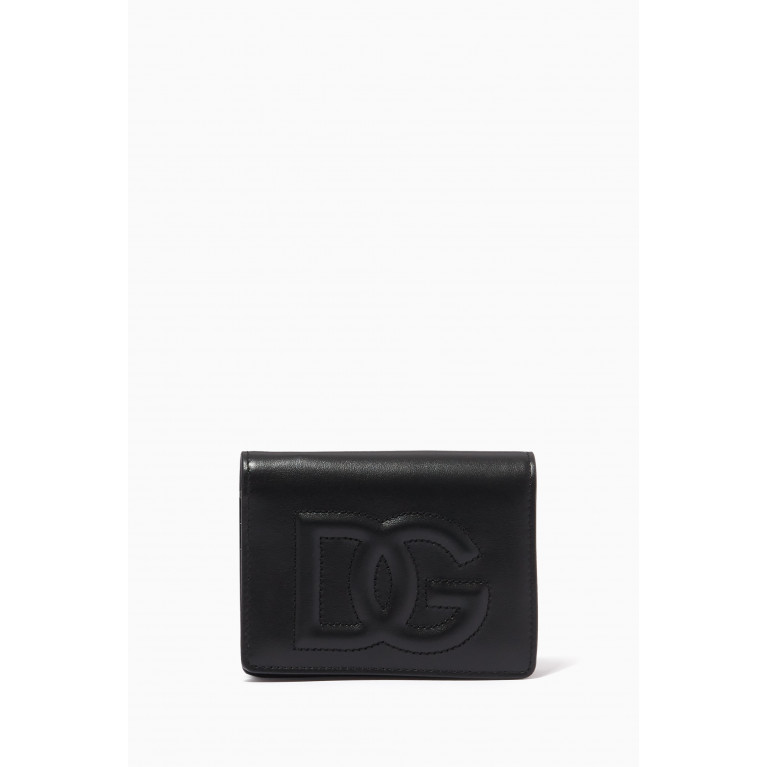Dolce & Gabbana - DG Flap Wallet in Leather Black