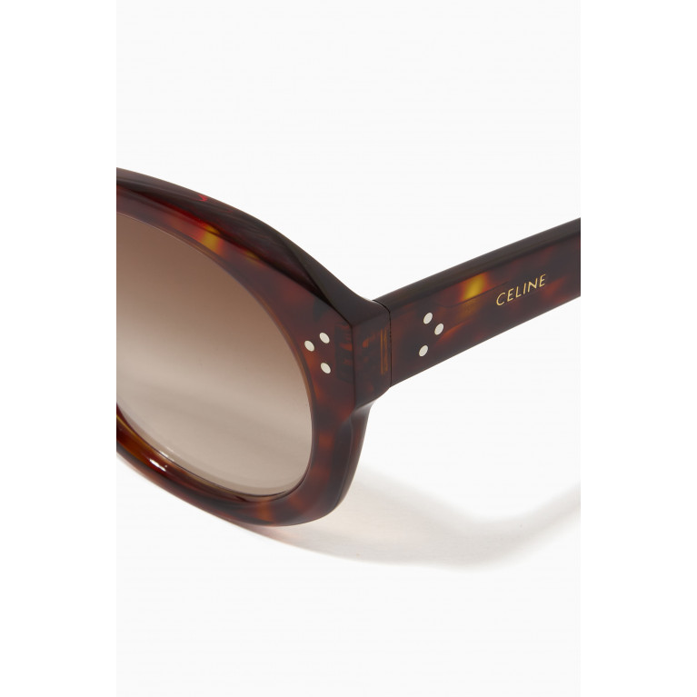 Celine - Round Sunglasses in Acetate
