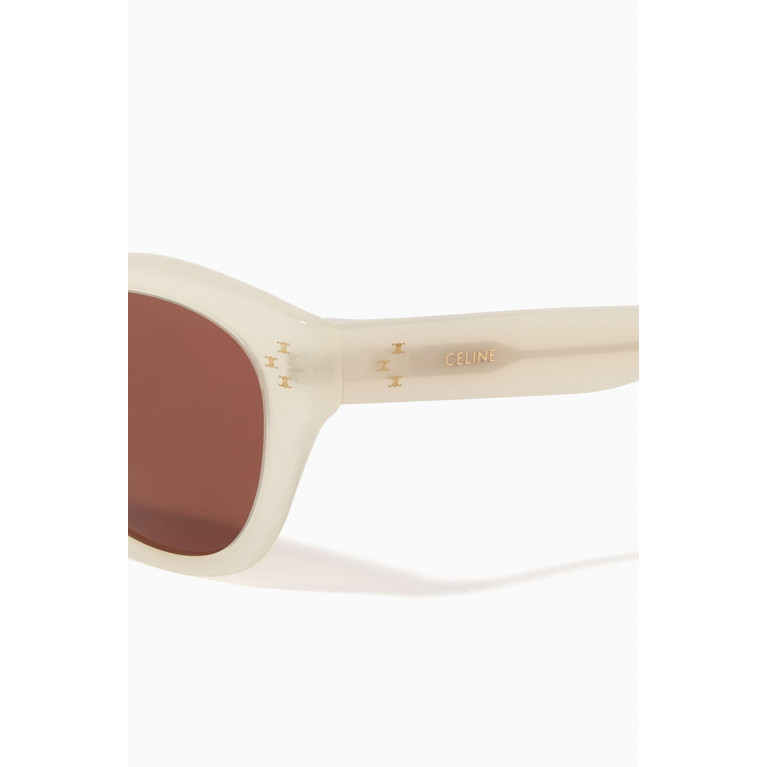 Celine - Oval Sunglasses in Acetate