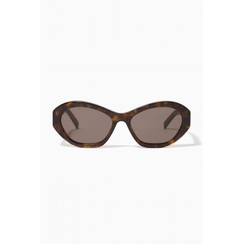 Givenchy - Round Sunglasses in Acetate Brown