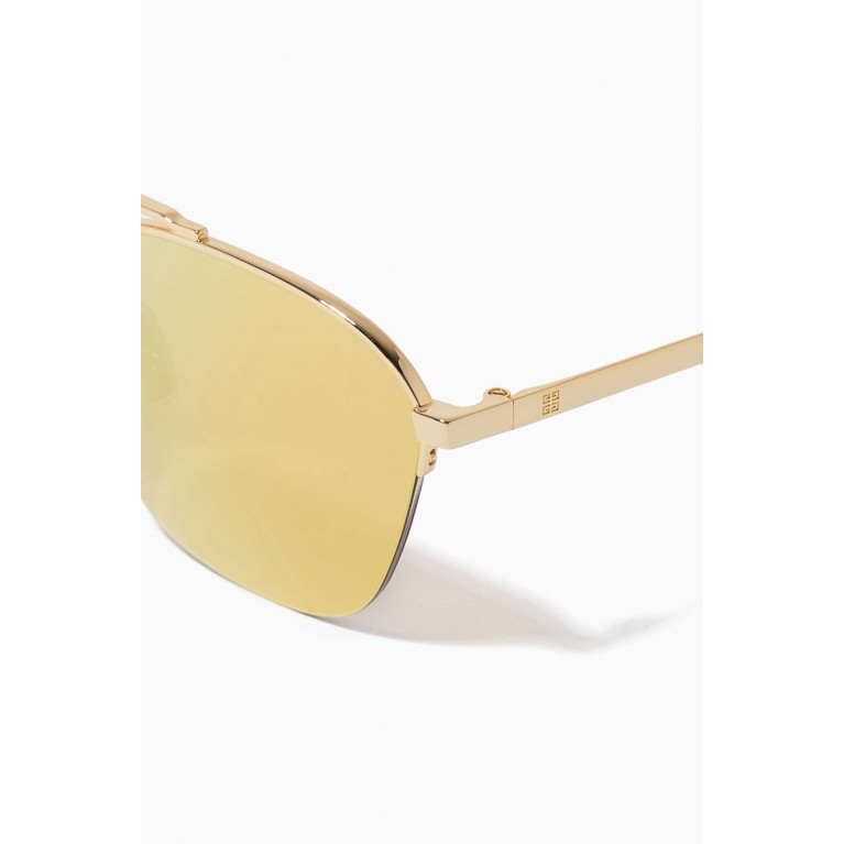 Givenchy - Aviator Sunglasses in Metal