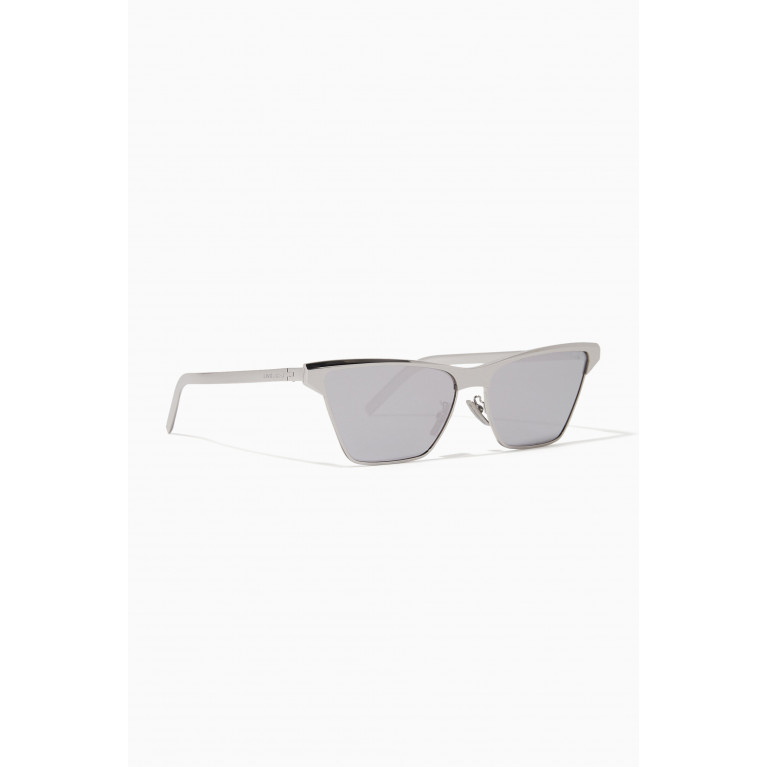 Givenchy - Cat-eye Sunglasses in Acetate & Metal Silver