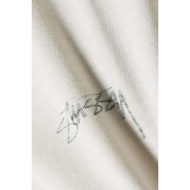 Stussy - Pigment Dyed T-shirt in Cotton Jersey Neutral