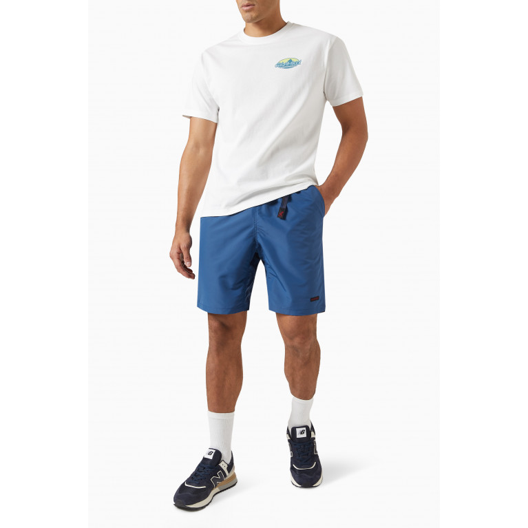Gramicci - Shell Packable Shorts in Nylon Blue