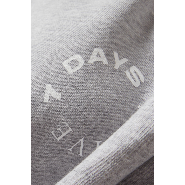 7 DAYS ACTIVE - Monday Crewneck Sweatshirt in Organic Cotton