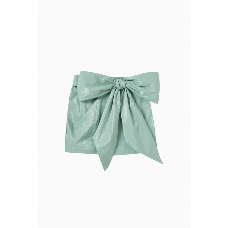 Caroline Bosmans - Shiny Bow Skirt in Polyester