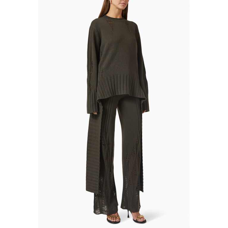 Dion Lee - Distressed Sweater in Wool & Cashmere
