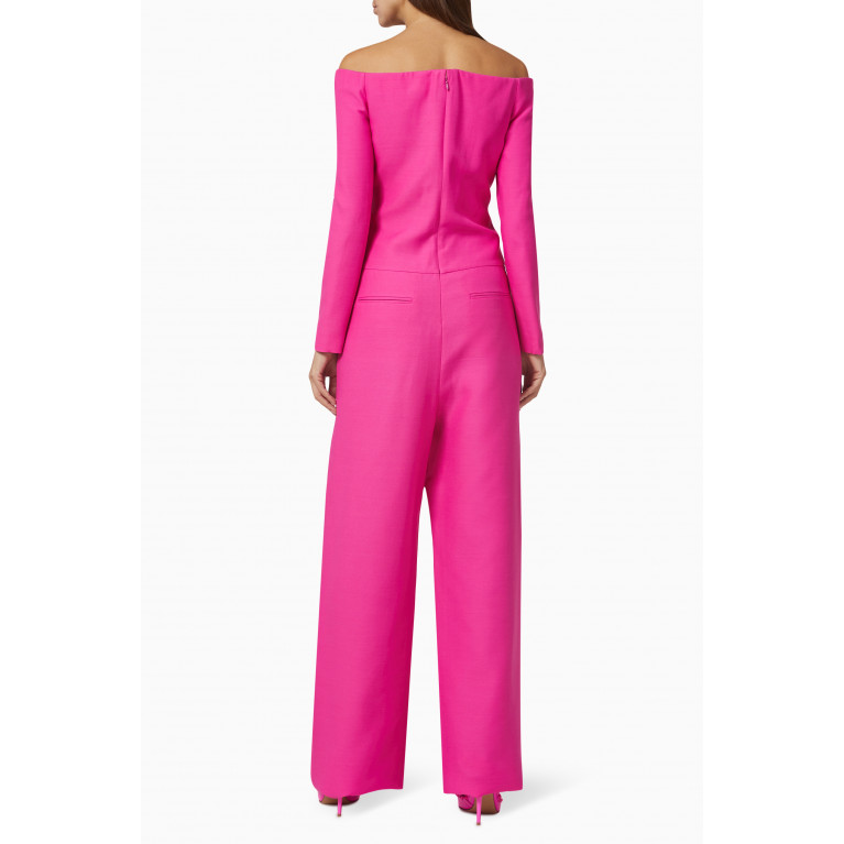 Valentino - Crepe Couture Jumpsuit in Wool & Silk-blend