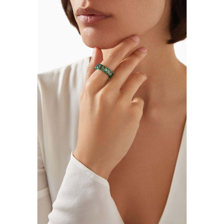 Maison H Jewels - Sapphire Ring in 18kt Gold Green