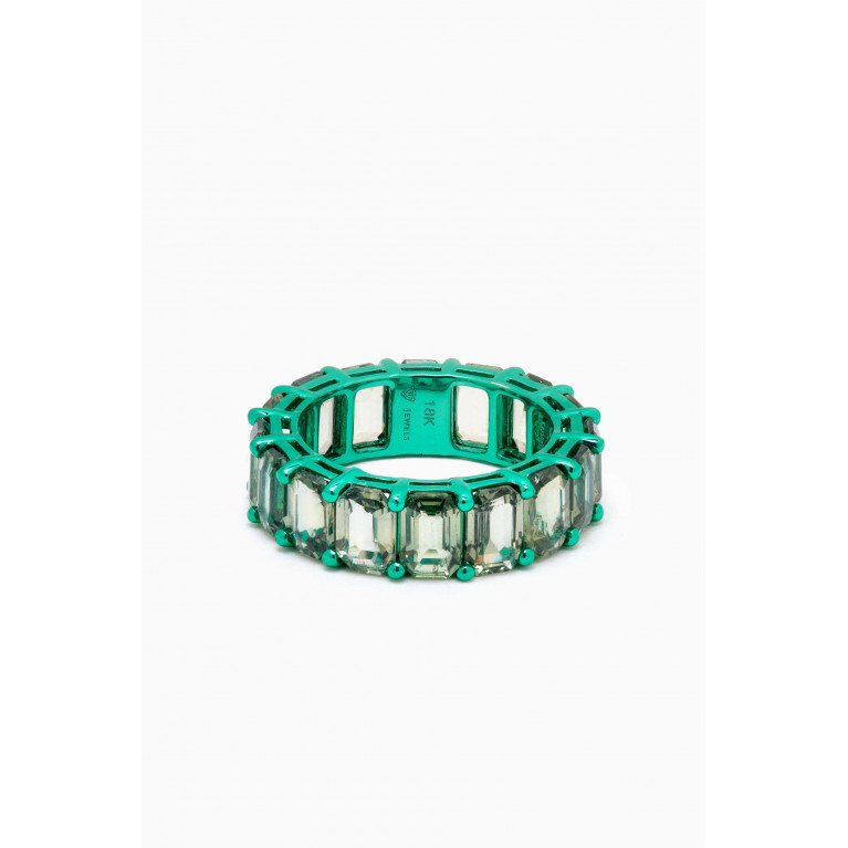 Maison H Jewels - Sapphire Ring in 18kt Gold Green