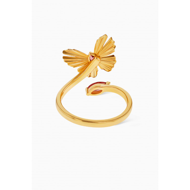 Damas - Farfasha Sunkiss Pink Tourmaline Ring in 18kt Yellow Gold