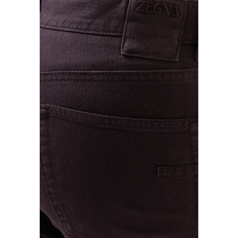 Zegna - Slim Fit Jeans in Stretch Cotton-denim