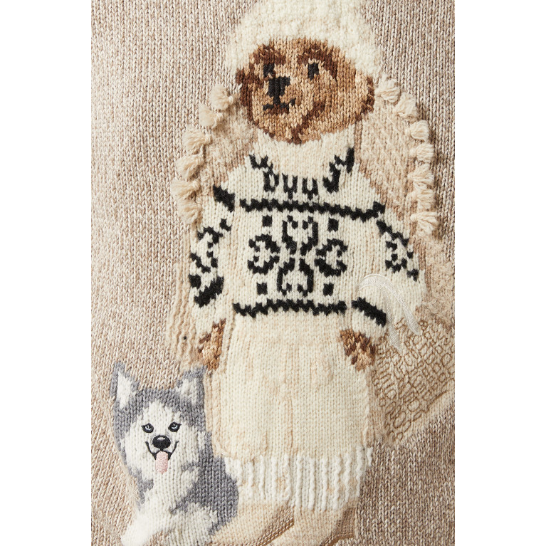 Polo Ralph Lauren - Embroidered Bear Pullover in Cotton