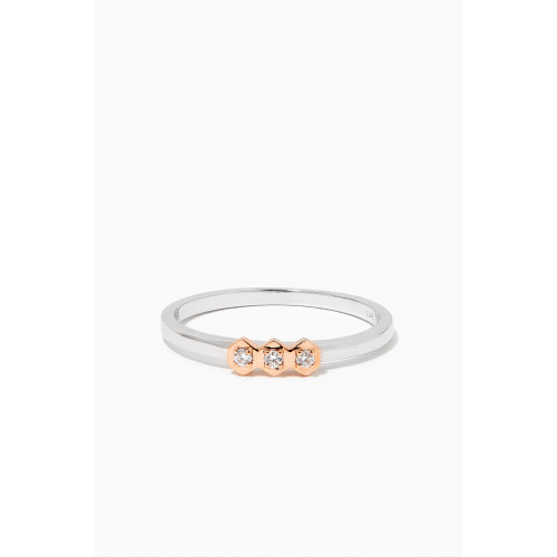 Damas - Stackable Diamond Ring in 18kt Gold