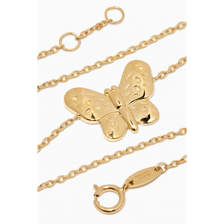 Damas - Lydia Butterfly Bracelet in 18kt Gold