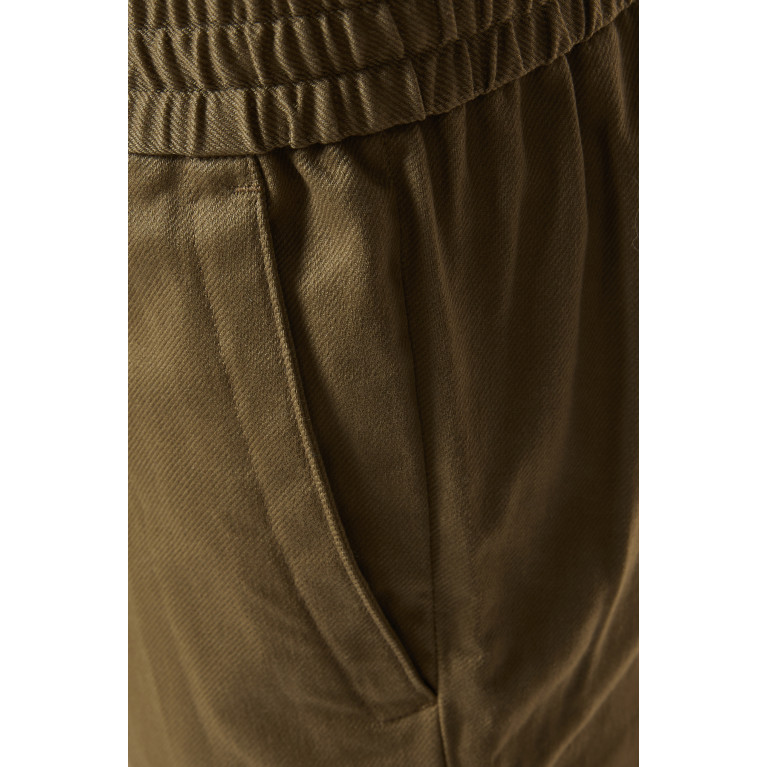 Vince - Pull-on Trousers in Cotton Neutral
