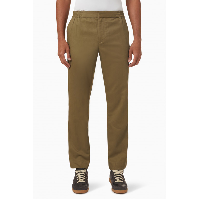 Vince - Pull-on Trousers in Cotton Neutral