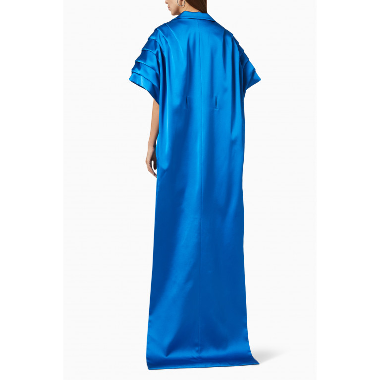 Özgür Masur - Cape-style Maxi Dress in Satin