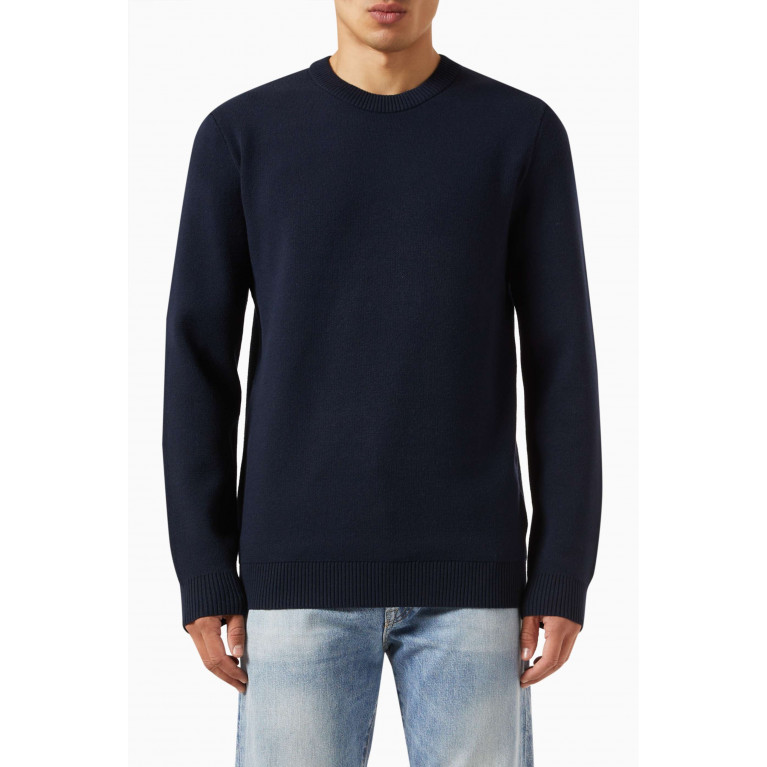 Selected Homme - Crew Neck Sweater in Knitted Viscose
