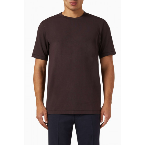 Theory - Ryder T-shirt in Jersey Brown