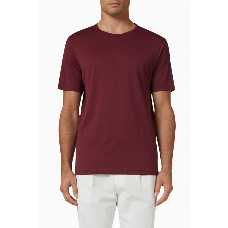 Theory - T-shirt in Cotton Jersey Red