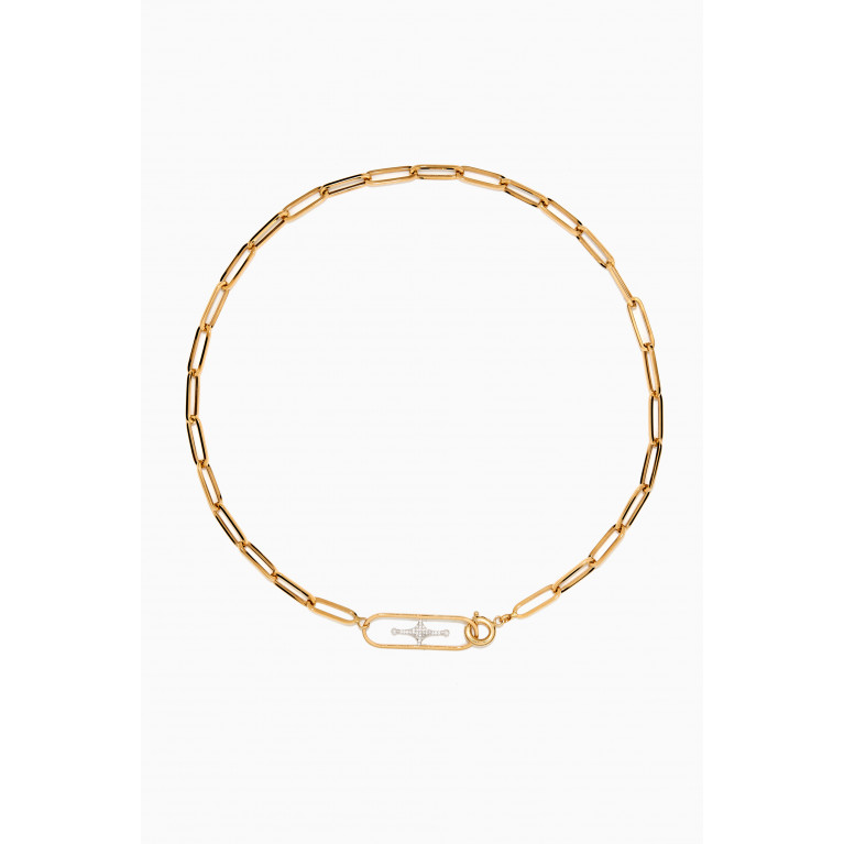 Ofa Jewelry - Alter Diamond Necklace in 18kt Yellow Gold
