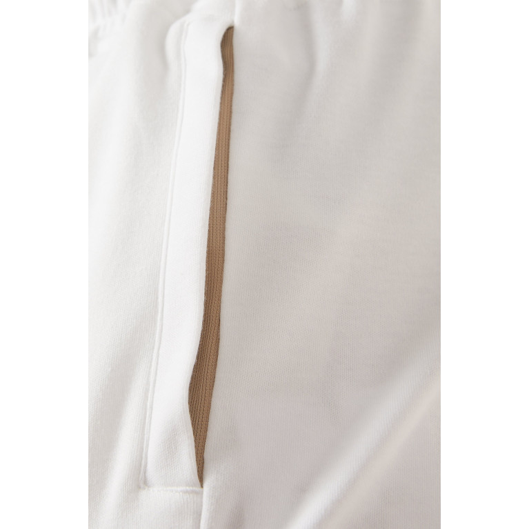 NASS - Drawstring Sweatpants in Fleece White