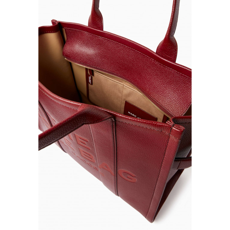 Marc Jacobs - The Large Tote Bag in Leather Burgundy