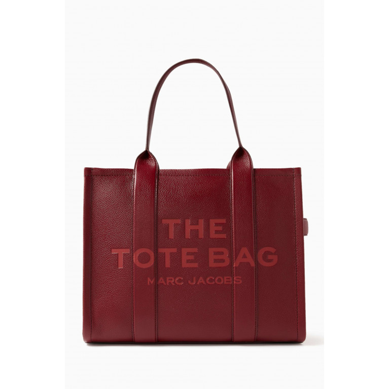 Marc Jacobs - The Large Tote Bag in Leather Burgundy