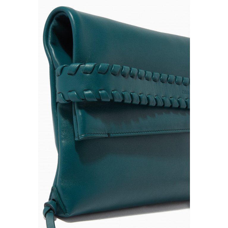 Chloé - Mony Clutch in Nappa Leather Green