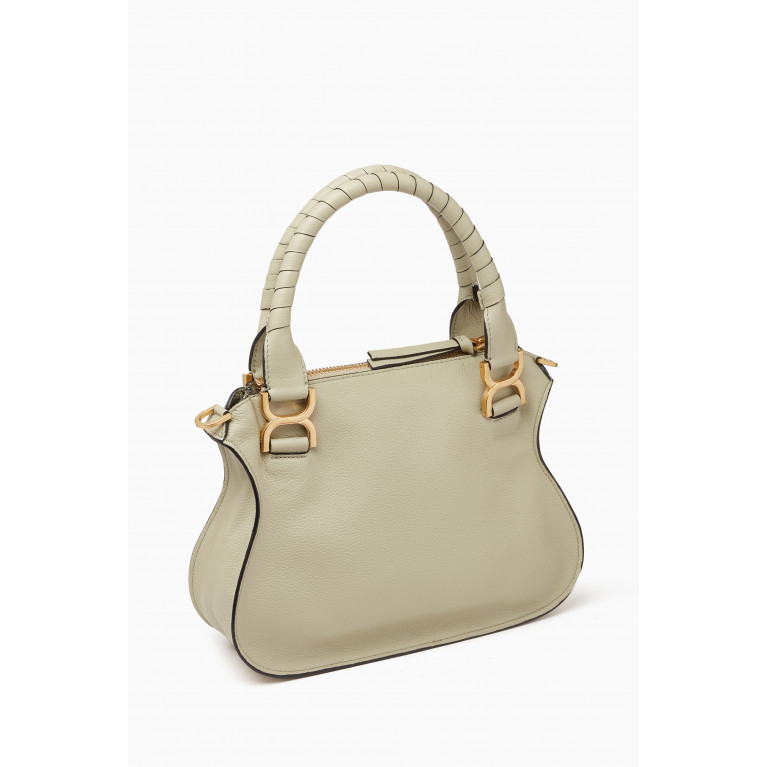 Chloé - Small Marcie Shoulder Bag in Leather Green