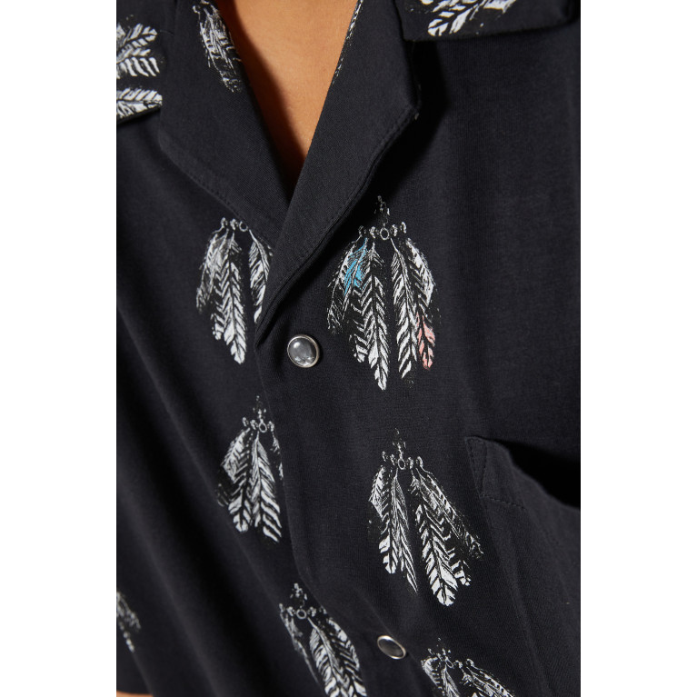 Marcelo Burlon - Hawaii Shirt in Cotton