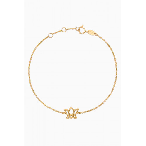 Damas - Lydia Lotus Bracelet in 18kt Yellow Gold