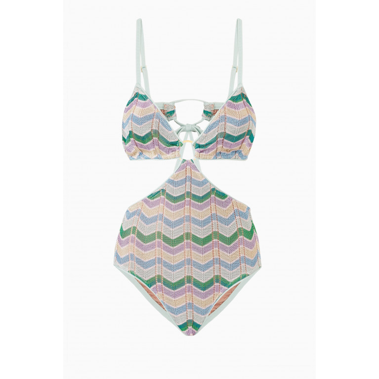 Suboo - Maya Cut-out One-piece Swimsuit