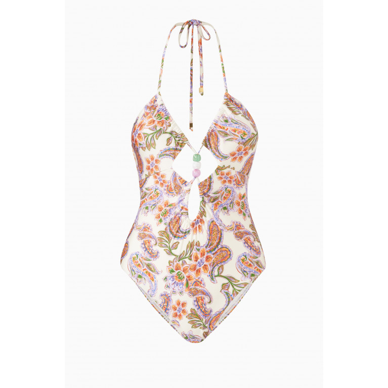 Suboo - Maya Keyhole-front One-piece Swimsuit