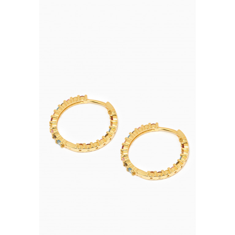 The Jewels Jar - Alana Hoops in Gold-plated Sterling Silver