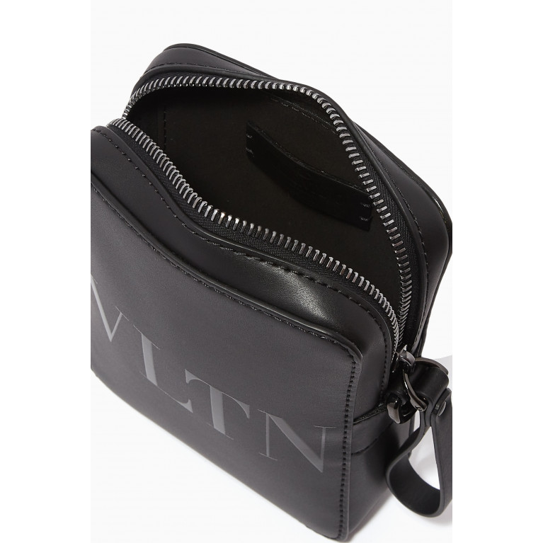 Valentino - Small VLTN Crossbody Bag in Leather