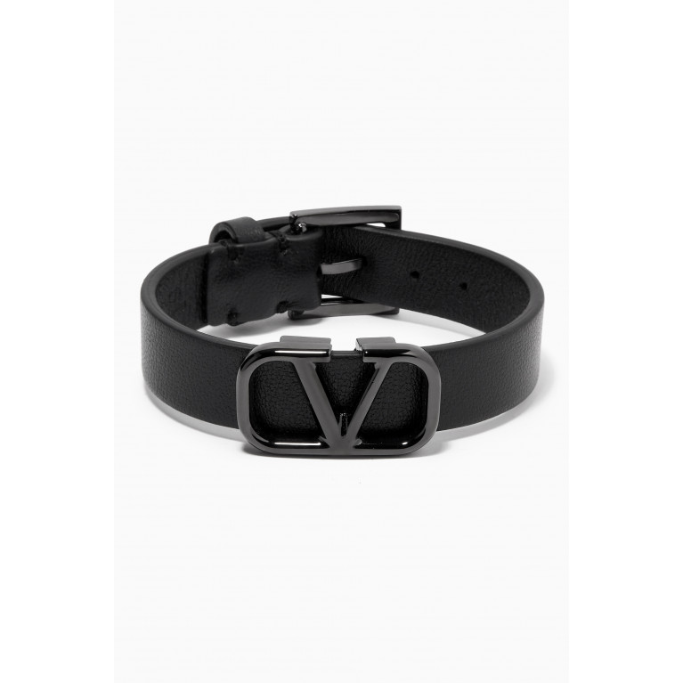 Valentino - Valentino Garavani VLOGO Bracelet in Leather
