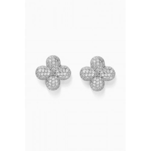 The Jewels Jar - Clover Studs in Sterling Silver