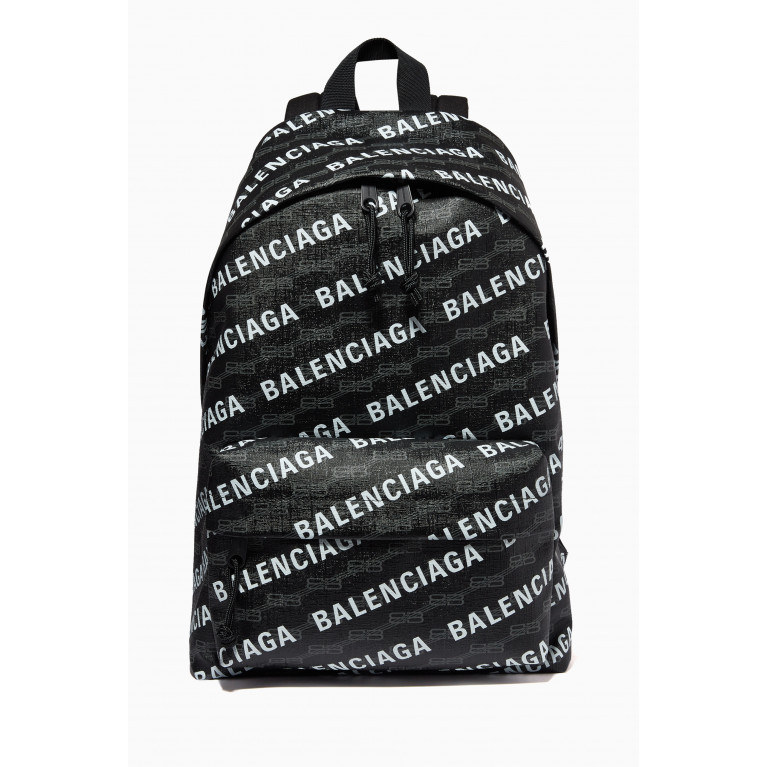 Balenciaga - Signature Backpack in BB Monogram Canvas