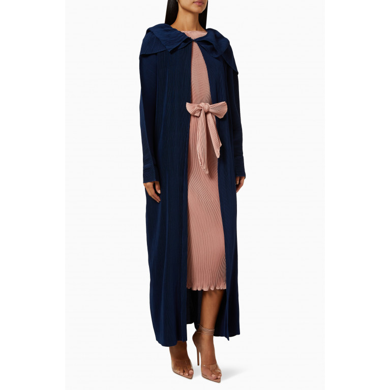 Eleven Eleven Fashion - Lily Abaya & Inner Dress Set Blue